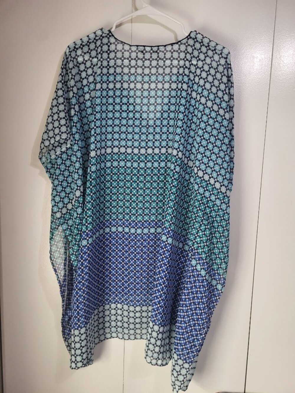 Tommy Bahama Women's LG/XL Swim Cover Up Beach Resort Travel Coastal Tunic Sheer - Picture 2 of 4